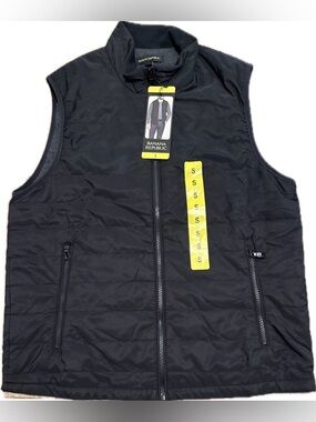 NWT Small Men’s Banana Republic Black Vest